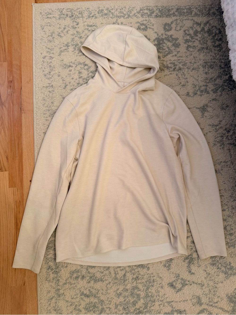 Lululemon Shift Stitch Hoodie in Heathered White Opal - Picture 2 of 3